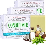 J·R·LIGGETT'S Conditioner Bar - Original Formula, All Natural Hair Conditioner with Coconut Oil & Co
