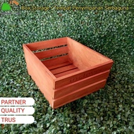 Wooden Crate Storage Box 35x25x15cm