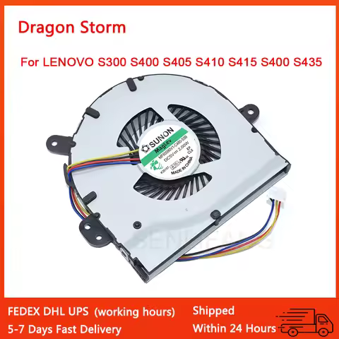 New For Lenovo S300 S400 S405 S410 S415 S400 S435 CPU Cooling Fan DC5V 2.00W Notebook Fan MF60090V1-
