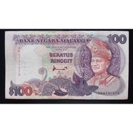Malaysia Wang Lama Siri 7 100/RM100 Ahmad Don AN First Prefix Printed by Harrison & Sons Old Banknot