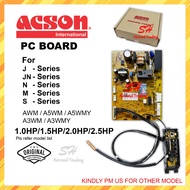 ORIGINAL ACSON INDOOR PC BOARD PCB AWM10/15/20/25 J/JN AIRCOND PCB AWM10J A5WM10S A3WM10S A3WMY10S A