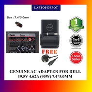 [READY STOCK]Dell LA90PM130 FA90PM130 DA90PM130 0JCF3V 06C3W2 19.5V 4.62A 90-Watt 3-Prong Original R