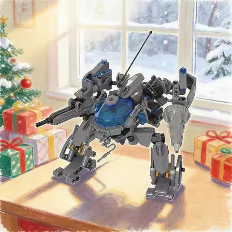 236pcs MOC Titan Mech Hero Factory Model Building Blocks Toys Construction Assemble DIY Creative Edu