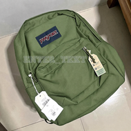 Jansport Backpack SuperBreak Cargo Green / Tas Sekolah / Ransel Pria / Backpack Laptop