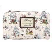 美國直送 Loungefly x Disney Bambi 小鹿斑比與賓尼兔 Thumper 大腳 / 桑普兔長銀包 / 長款銀包連散紙位及相位