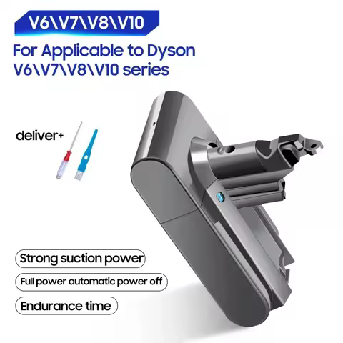 Replacement Battery For Dyson V8 V10 V6 V7 Vacuum Cleaner SV11 SV12 SV09 SV10 DC72 V8 Animal+ V7 Flu
