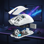 ATTACK SHARK X11 Wireless Gaming Mouse, Magnetic Charging Dock, 22000DPI, Bluetooth, Wired, Colorful