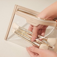 Clear Makeup Pouch - I Am Addicted / Makeup Tool Pouch / Clear Pouch