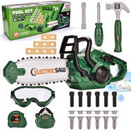 Chainsaw for Kids, Kids Tool Set Electric Toys, Construction Pretend Play Tools, Chainsaw with Reali