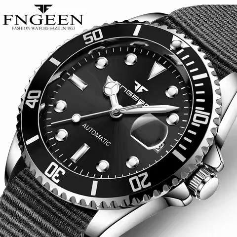 BINBOND 9001 Luxury Men's Fully Automatic Mechanical Watch Waterproof Night Light Precision Steel St