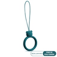 Mobile Phone Silicone Ring Lanyard Headphones USB Key Chain Cup Hand Warmer Short Cartoon Lanyard