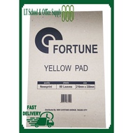 1 Pad Fortune Yellow Pad Paper Newsprint 80 leaves