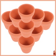 10Pcs 3.5x3.5cm Small Mini Terracotta Pot Clay Ceramic Pottery Planter Cactus Flower Pots Nursery Po