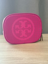 Tory Burch 桃紅色化妝包
