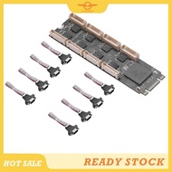 [CloudsMiles] M2 to 8 Port RS232 Serial Expansion Card M2 to RS232 Serial Expansion Card Riser 8 Por