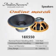 speaker Audio seven 18X550 audio seven 18 X550 18inch sub