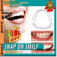 Gigi Palsu Snap On Smile 100% ORIGINAL Authentic Gigi Palsu Atas Bawah - babel wrep