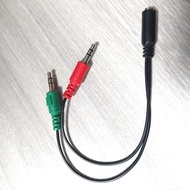 電腦耳機麥克風二合一轉接線3.5mm