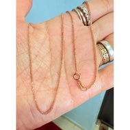 18K Gold - 16” Foxtail Necklace (N50)