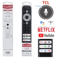 The all-new TCL voice remote control universal RC901v RC902V can be used with NETFLX YouTube Prime v