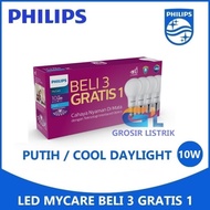 PUTIH Philips LED Bulb MyCare Multipack 10W White (10W 10W Package)