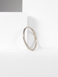 復古 925 純銀花卉蝕刻銀手鐲