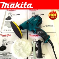 Makita เครื่องขัดสีรถ เครื่องขัดเงา 5 นิ้ว ปรับรอบ 6 ระดับ 600วัตต์ รุ่น GV6010 สำหรับขัดสี ขัดเงา ขัดกระดาษทราบ งานเทียบ AAAA