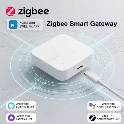 Zigbee 3.0 Gateway Hub Smart Home Wireless Zigbee Bridge eWeLink App Remote Control Automation Devic