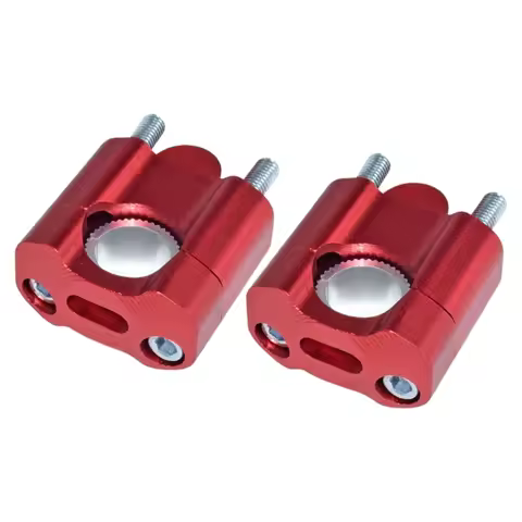 L9BC Pair Motorcycle Handlebar Risers Aluminum Handlebar Mounts for Off Road Bikes