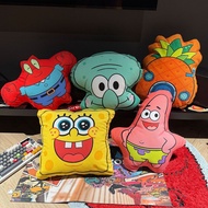 Ready Stock SpongeBob SquarePants Big Pie Star Doll Sofa Cushion Hetero-Shaped Pillow Creative Ornam