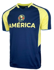 Men's Club America Shirt, Short Sleeve Soccer Jersey, Licensed Club America Navy T-Shirt (X-Large)