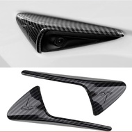 2 Pcs Side Camera Cover Compatible with Tesla Model 3 2022 2023 Model Y 2022 2023 Hardware HW 4.0 Tu