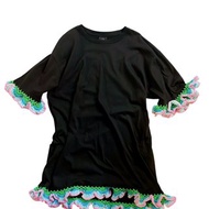 針響勾花 連身裙