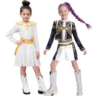 Girls Kids K-Pop Demon Hunters Zoey Rumi Mira Cosplay Costume Set Fancy Dress Idol Movie Cosplay