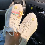 🧉QZ Coconut Shoes GenuineYeezyMen's and Women's Stars350v2Pure White Ice Cream Sports Casual White Shoes 1PIU