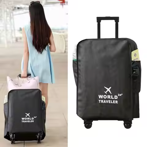 20-30 Inch Travel Luggage Cover Dustproof Waterproof Luggage Protector Cover Wear Resistant Suitcase