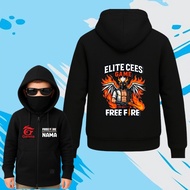 FREE NAMA Jaket free fire Anak Laki Model Fripayer Evos Epos dan Garuda Bisa Jadi Masker Ninja