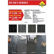 [READY STOCK] PER SQFT / DUSKY SQ CARPET TILES KARPET PEJABAT OFFICE - 24PCS/64.8SQFT