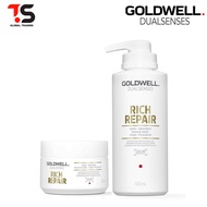 Goldwell Dualsenses Rich Repair 60 Sec Treatment 200ml / 500ml - Mask For Dry Damaged Hair • Restore