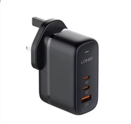 LDNIO Q367 65W Super-Fast Charging Adapter 3 PD Output 65W Universal Type-C to Type-C 65W GaN Supper
