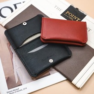 真皮摺疊名片夾 名片盒/卡夾/信用卡夾 可客製燙金/壓印