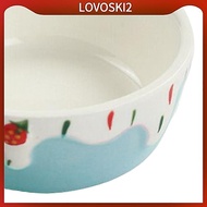 [LovoskiacMY] Hamster Food Bowl Easy to Clean Stable Rabbit Food Dish for Ferret Rat Dwarf Blue
