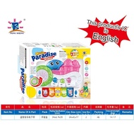 Children's Electronic Keyboard Toy Multi-Functional Light Music Castle Train Electronic Keyboard Toy