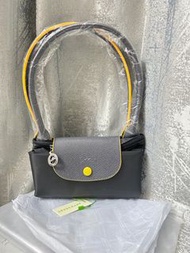 現貨 Longchamp 手袋 包包 單肩包 灰 槍灰