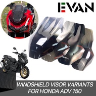EVAN.SHOP HONDA ADV150/160 WINDSHEILD VISOR NEW DESIGN SMOKE BLACK GREY SMOKE & CLEAR 5450