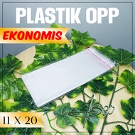 OPP plastic 11x20 cm Economical OPP plastic bag/ seal plastic/ Economical 11x20 cm glue plastic, con