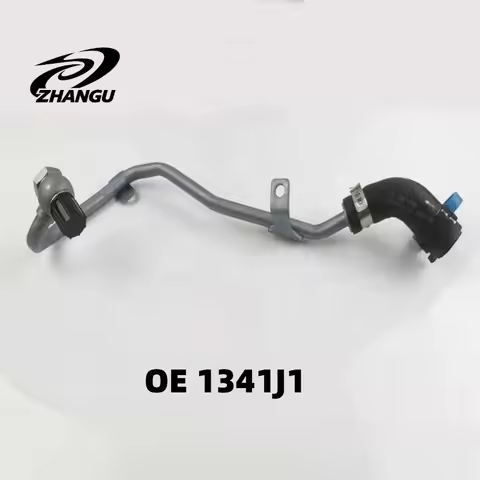 ZHANGU 1PCS Engine Water Pipe for Peugeot 3008 Turbocharger Pipeline OE 1341J1 Brand New