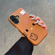 Leather Hello Kitty Casing For Samsung Galaxy A17 A07 A56 A26 F56 M56 F16 M16 F06 M06 5G Cartoon Cov