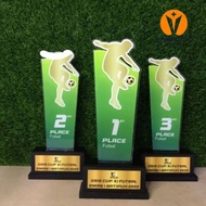 Acrylic Football Trophy Acrylic Football Trophy Custom Acrylic Futsal Trophy