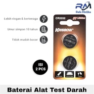 sh3 Baterai Alat Test Gula Darah 1Pcs Baterai AccuCheck Baterai